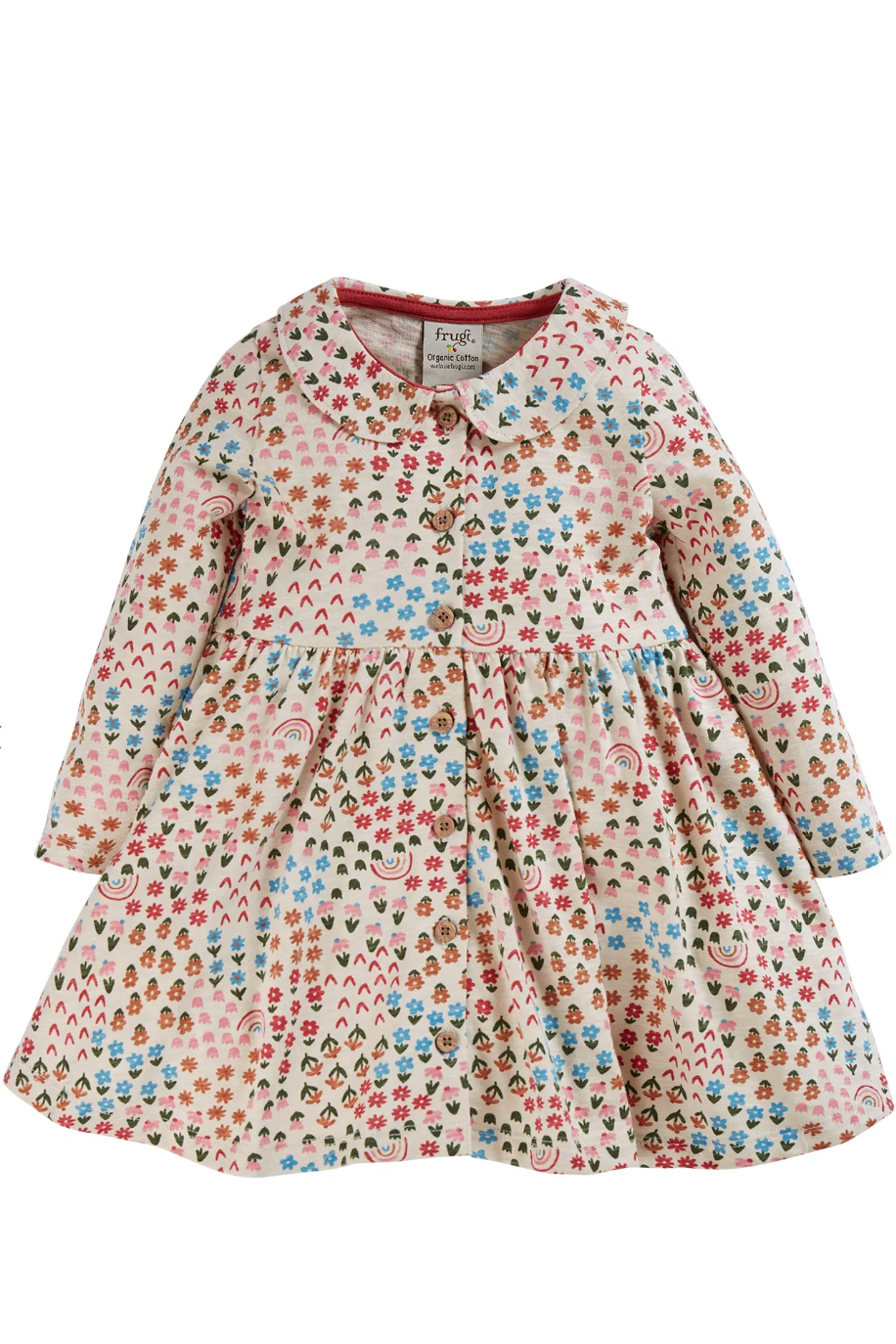 Frugi Marta Dress in Floral Fun-Kids-Ohh! By Gum - Shop Sustainable