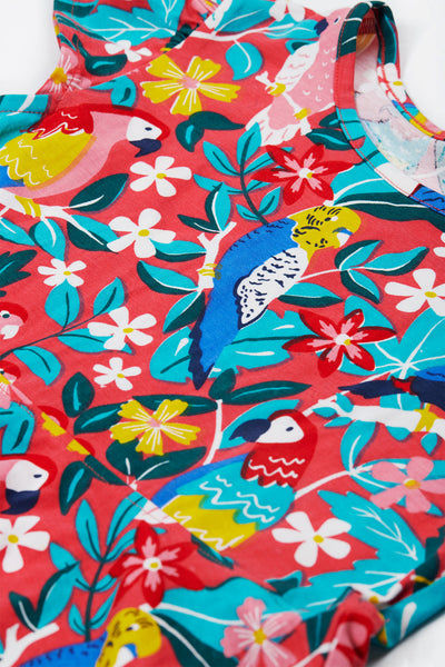 Frugi Morwenna Skater Dress - Birds of Paradise