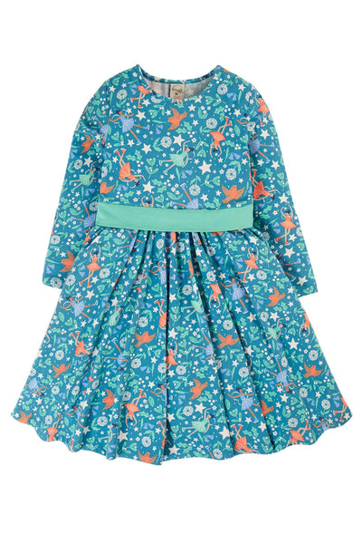 Frugi Party Skater Dress - Enchanted Forest-Kids-Ohh! By Gum - Shop Sustainable