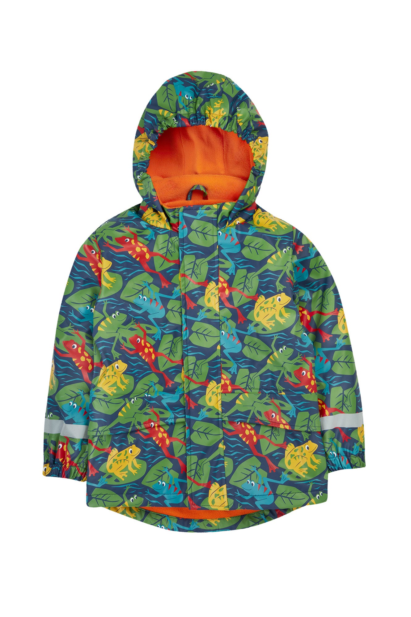 Frugi Printed Puddle Buster Coat in Be Hoppy!