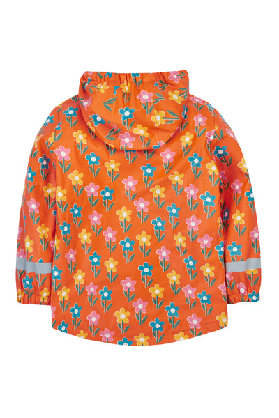 Frugi Printed Puddle Buster Coat in Fun Flowers