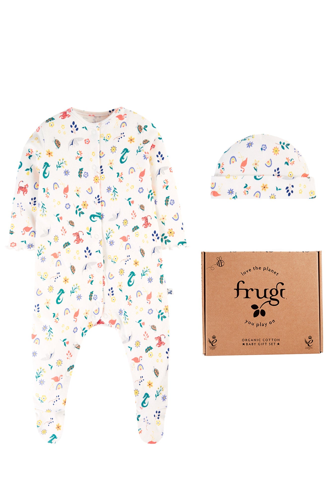 Frugi Reve Rib Gift Set - Better Together Ditsy-Kids-Ohh! By Gum - Shop Sustainable