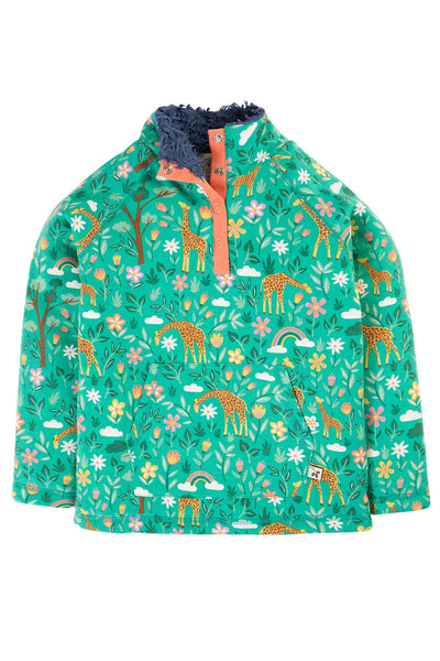 Frugi Snuggle Fleece - A Tower Of Giraffes-Kids-Ohh! By Gum - Shop Sustainable