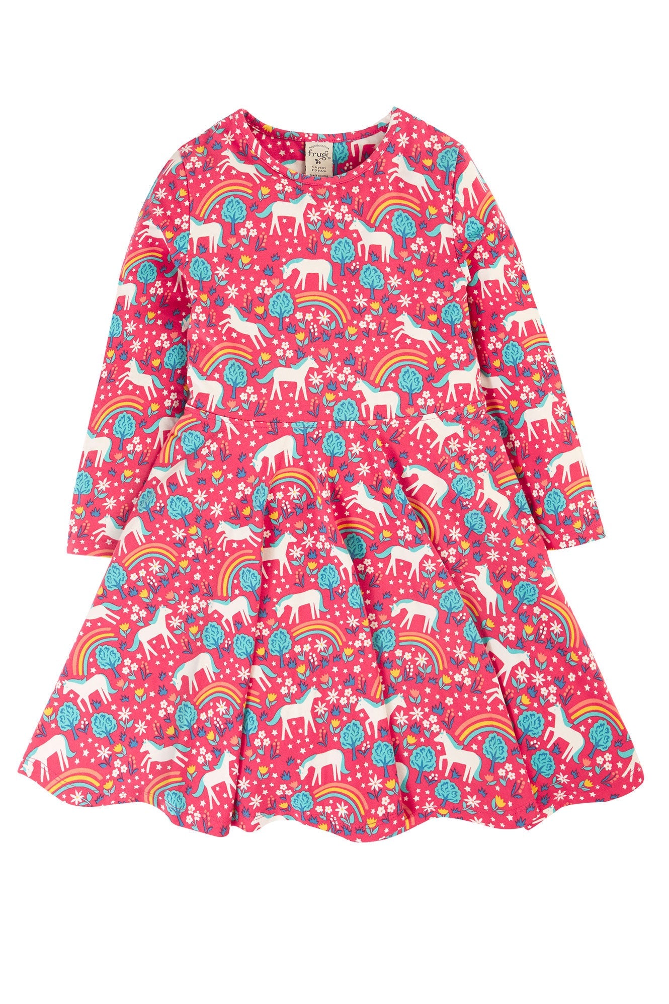 Frugi Sofia Skater Dress - Wild Horses-Kids-Ohh! By Gum - Shop Sustainable