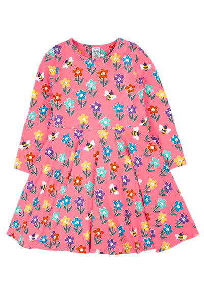 Frugi Sofia Skater Dress in Tulip Fun Flowers