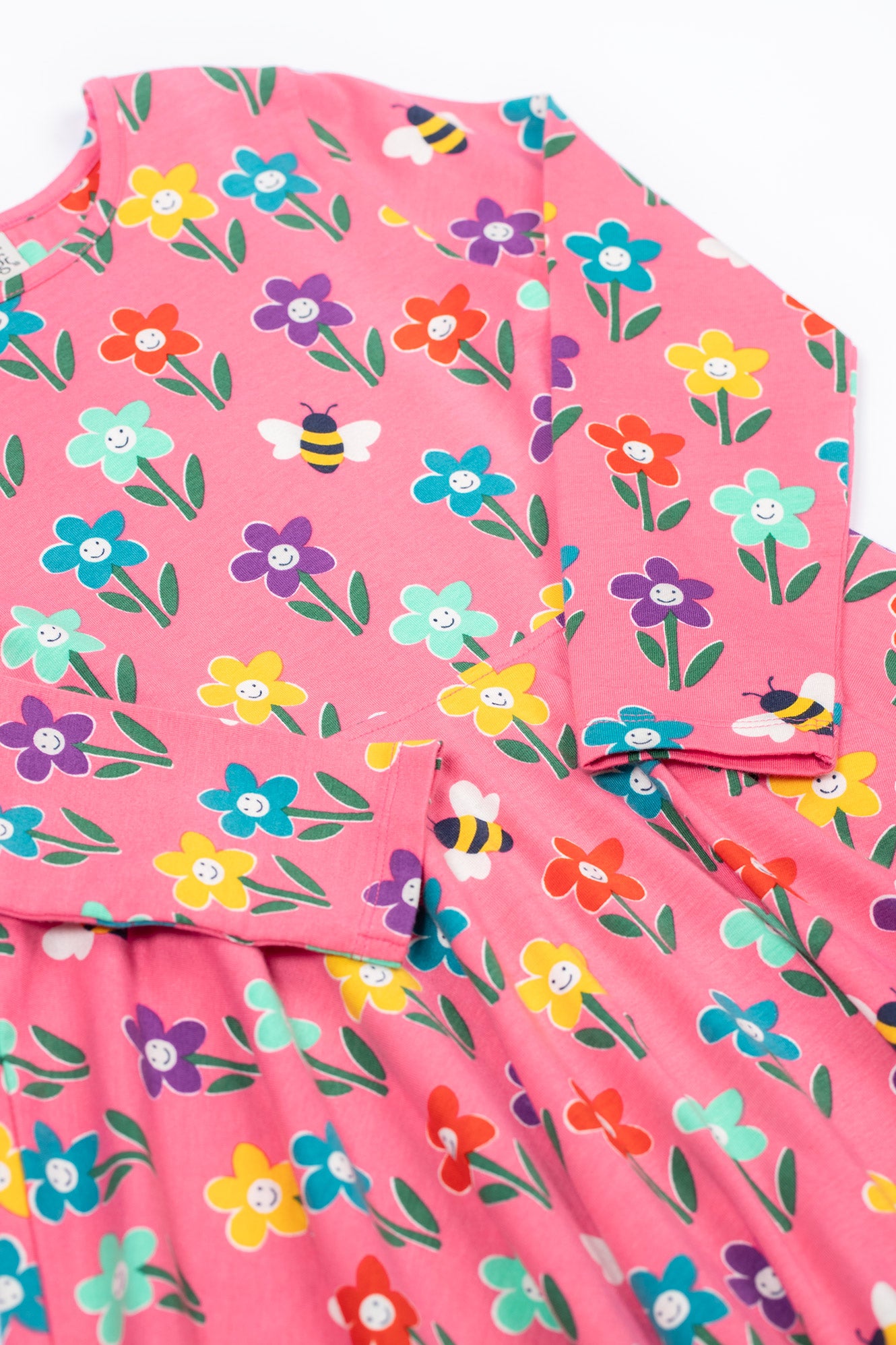 Frugi Sofia Skater Dress in Tulip Fun Flowers