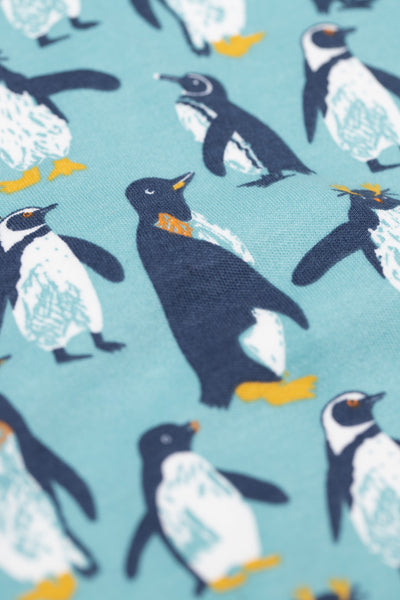 Frugi Sundown Pyjamas in Lichen Penguin Waddle