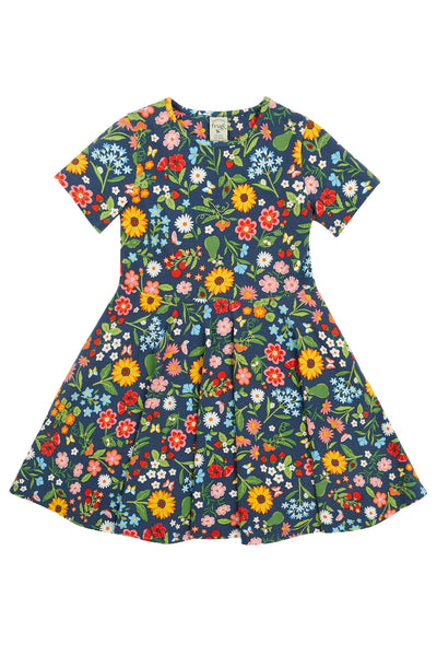 Frugi Sunshine Skater Dress in Potagar Garden-Kids-Ohh! By Gum - Shop Sustainable