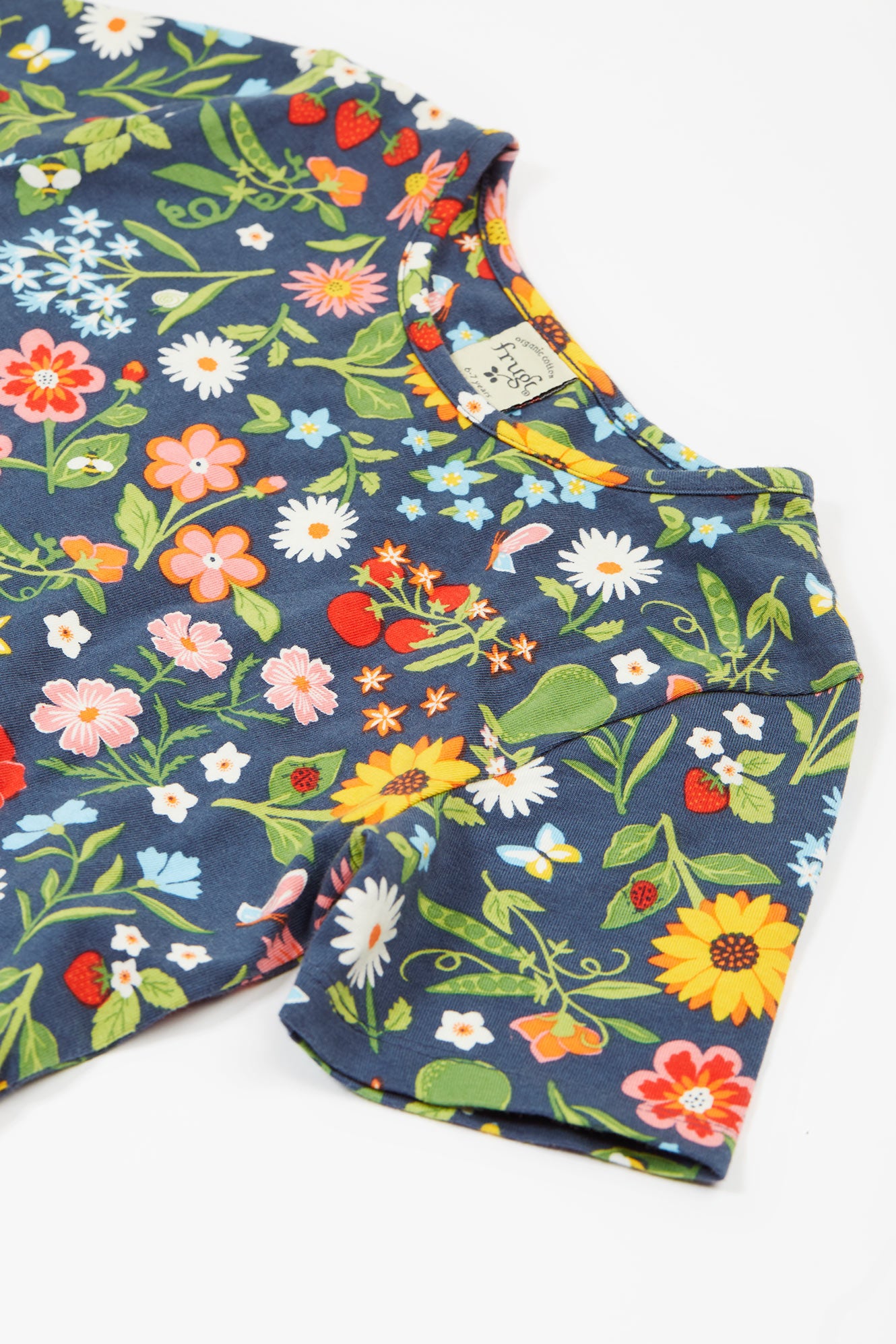 Frugi Sunshine Skater Dress in Potagar Garden-Kids-Ohh! By Gum - Shop Sustainable