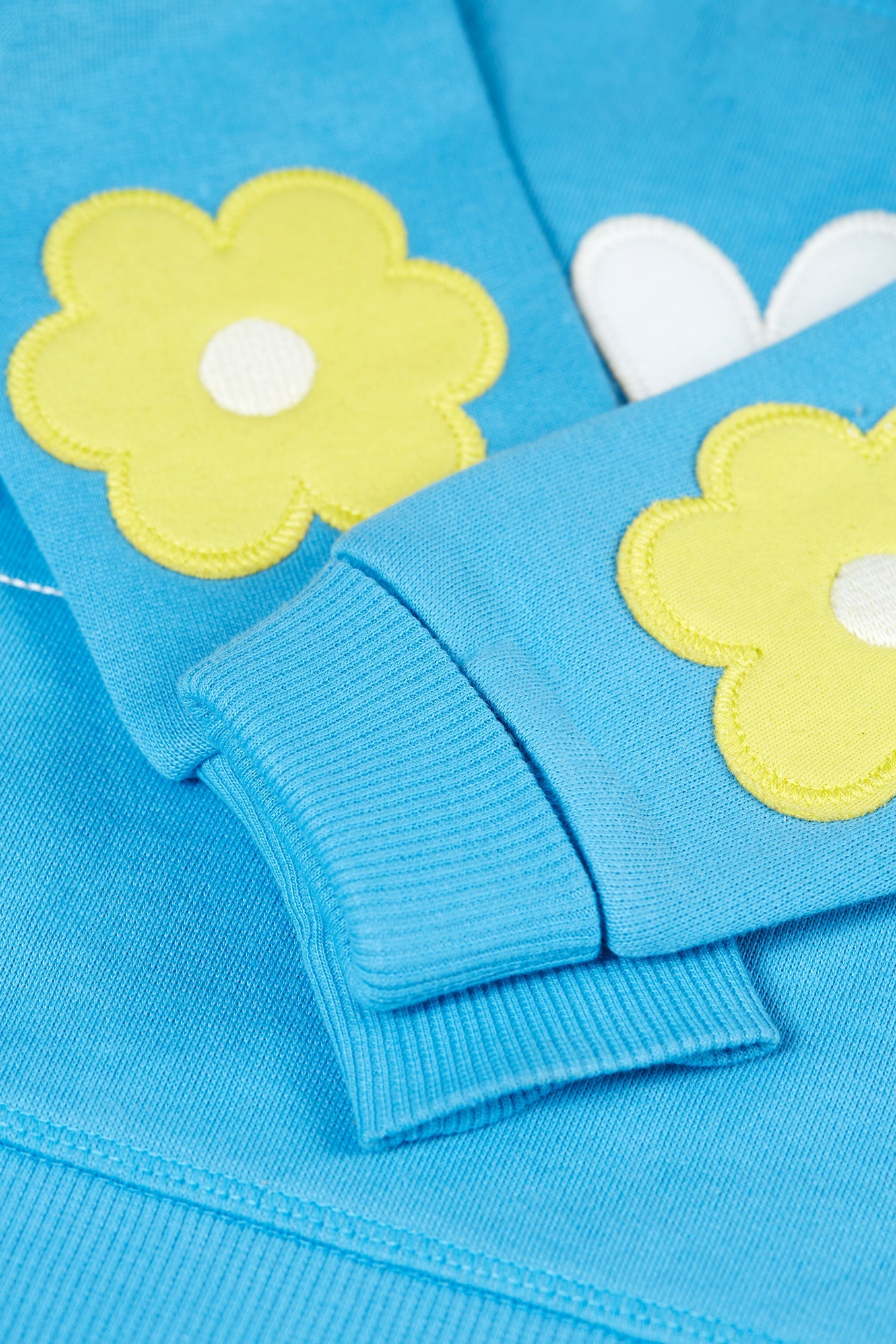 Frugi Switch Easy on Jumper in Beluga Blue/Bee-Kids-Ohh! By Gum - Shop Sustainable