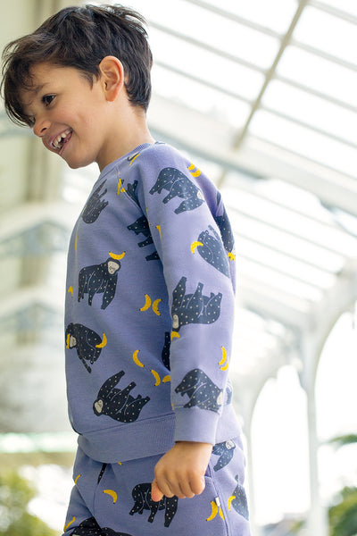 Frugi Switch Rex Jumper in Monkeying Around-Kids-Ohh! By Gum - Shop Sustainable