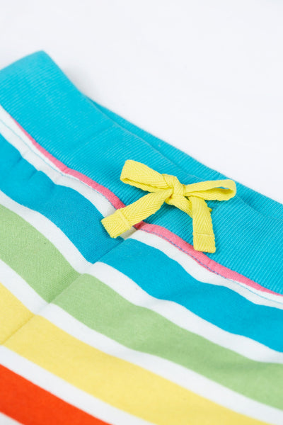 Frugi Switch Snuggle Crawlers in Soft White Rainbows-Kids-Ohh! By Gum - Shop Sustainable