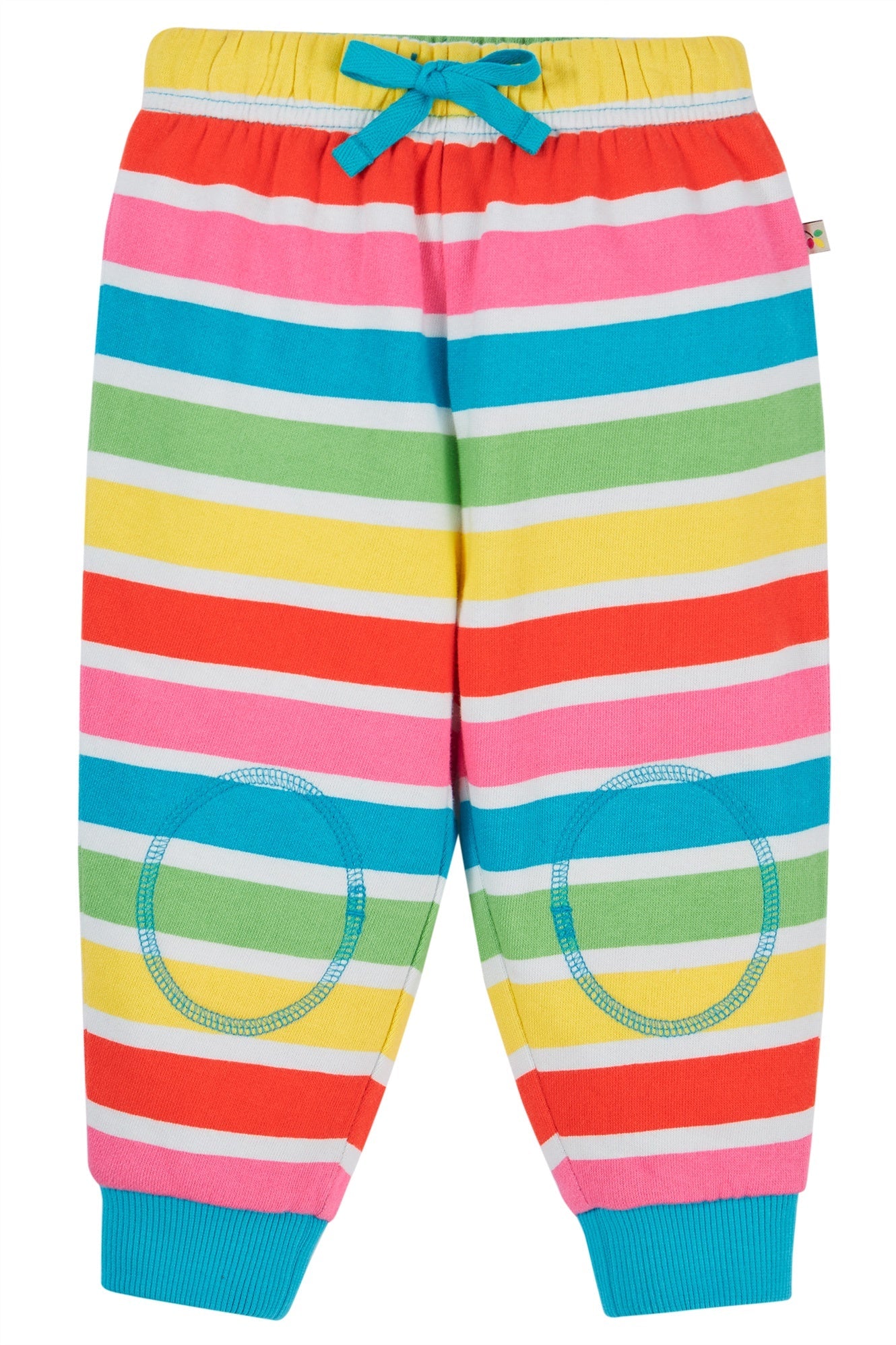 Frugi Switch Snuggle Crawlers in Soft White Rainbows-Kids-Ohh! By Gum - Shop Sustainable