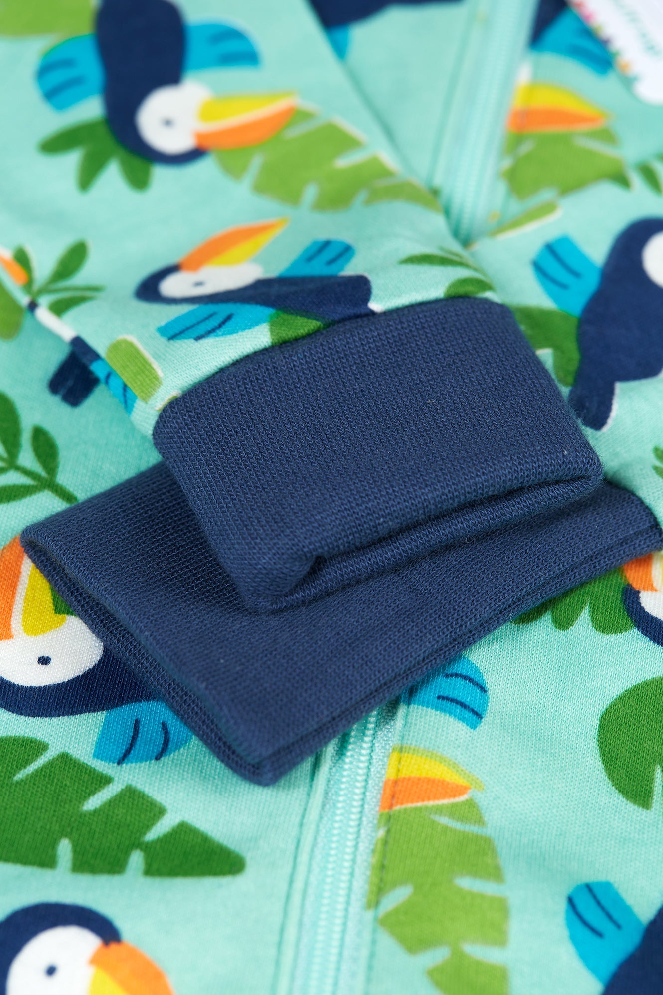 Frugi Zelah Zip Up All in One - Toucan Time-Kids-Ohh! By Gum - Shop Sustainable