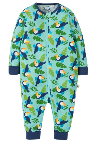 Frugi Zelah Zip Up All in One - Toucan Time-Kids-Ohh! By Gum - Shop Sustainable