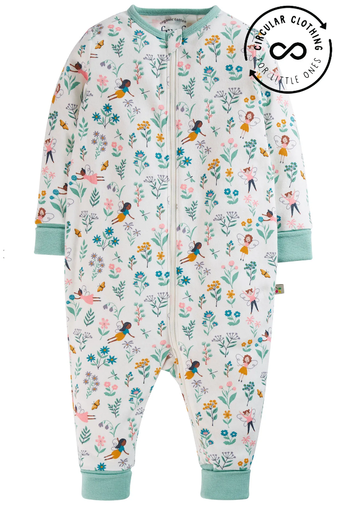 Frugi Zelah Zip up All in One in Forest Fairies-Kids-Ohh! By Gum - Shop Sustainable