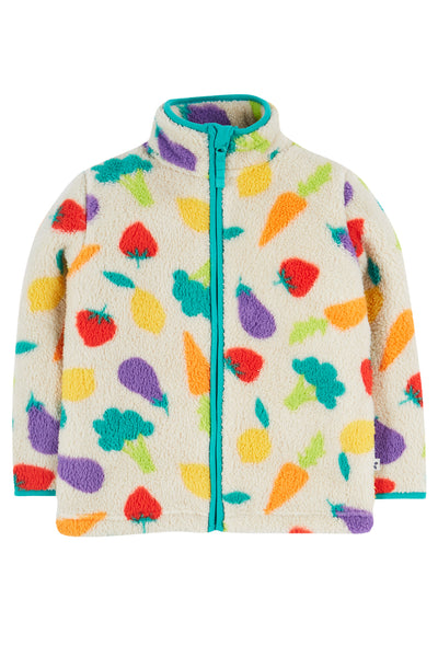 Frugi Zipped Ted Fleece Jacket in Veg Patch-Kids-Ohh! By Gum - Shop Sustainable