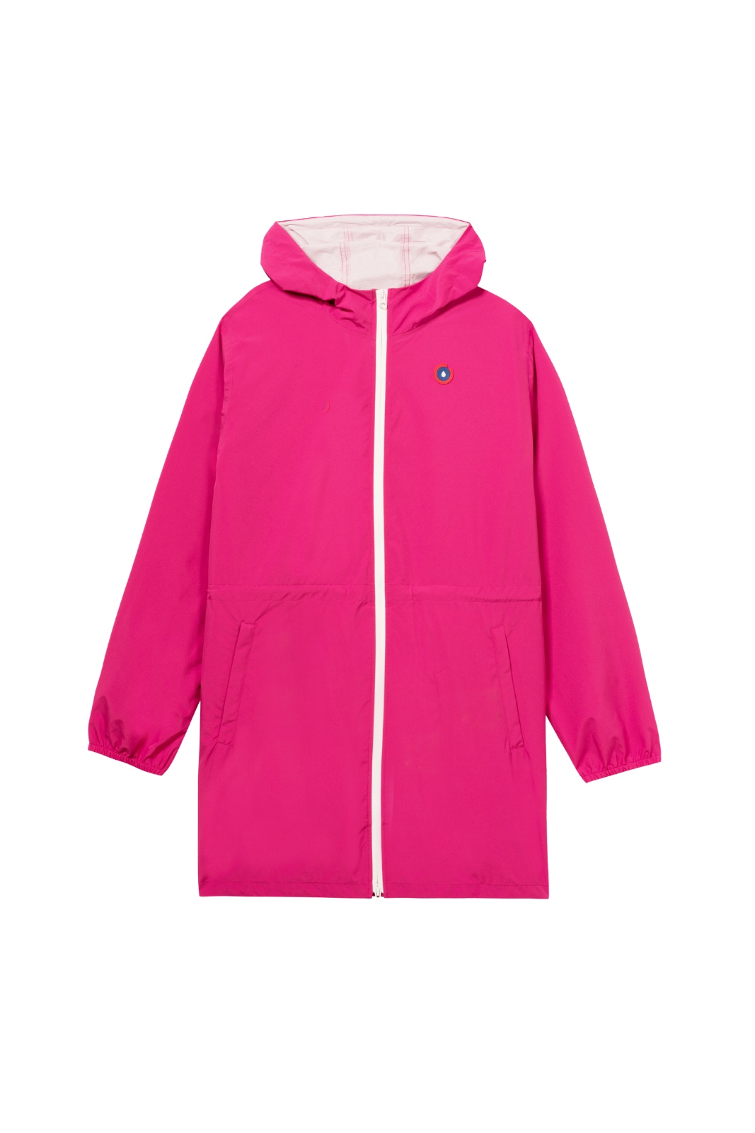 Flotte Amelot Fuschia Long Raincoat in XL