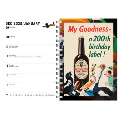 GUINNESS A5 WIRO DIARY 2026