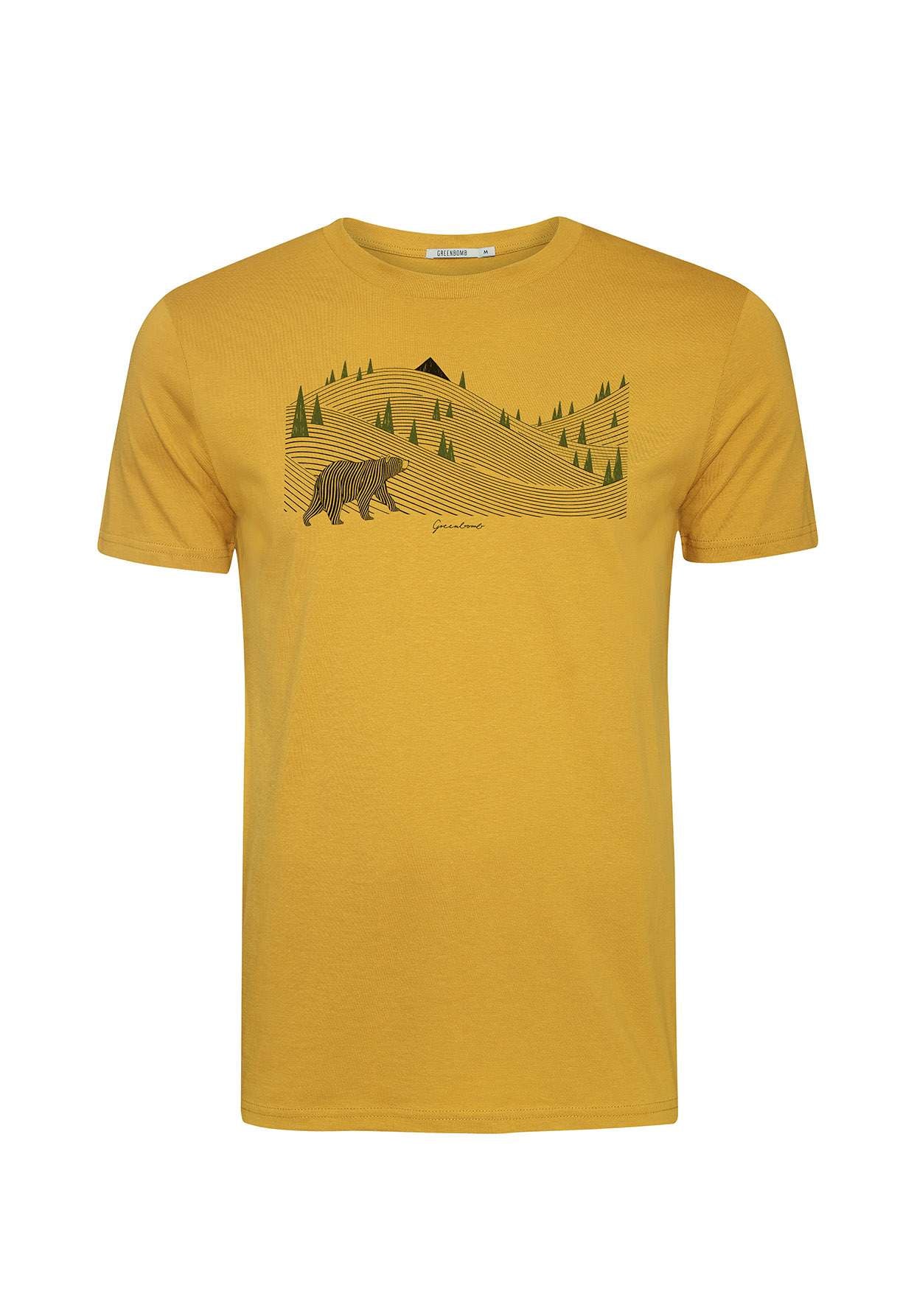 Greenbomb Animal Bearland Guide GOTS - Ochre-Mens-Ohh! By Gum - Shop Sustainable