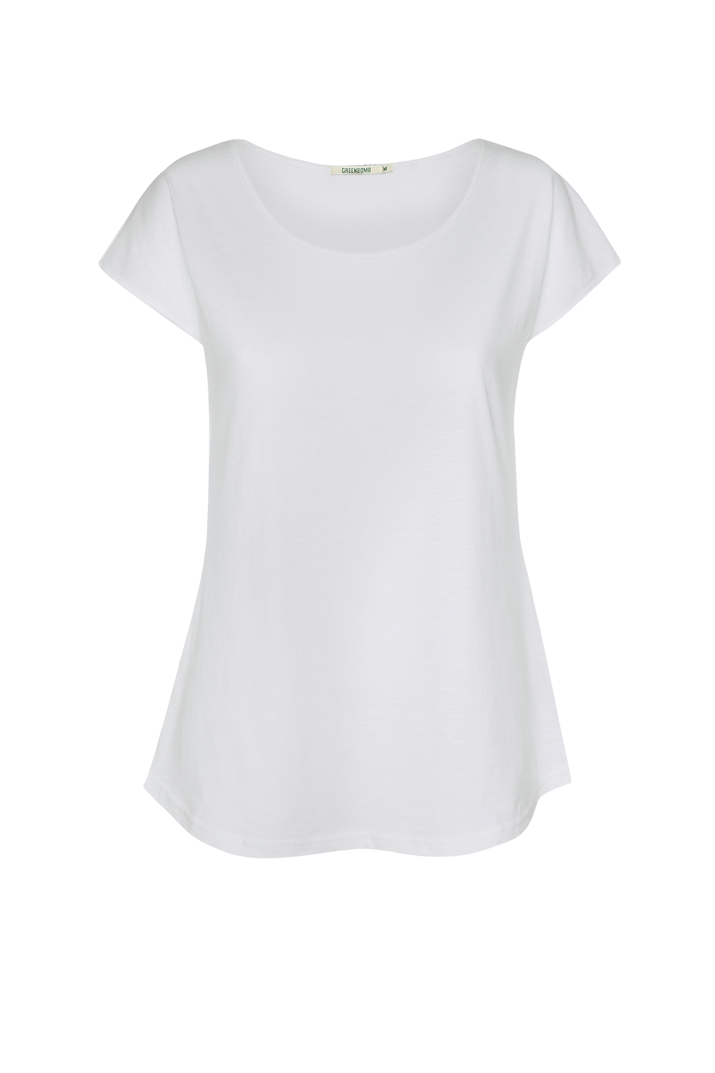 Greenbomb Basic Cool GOTS Tee - White