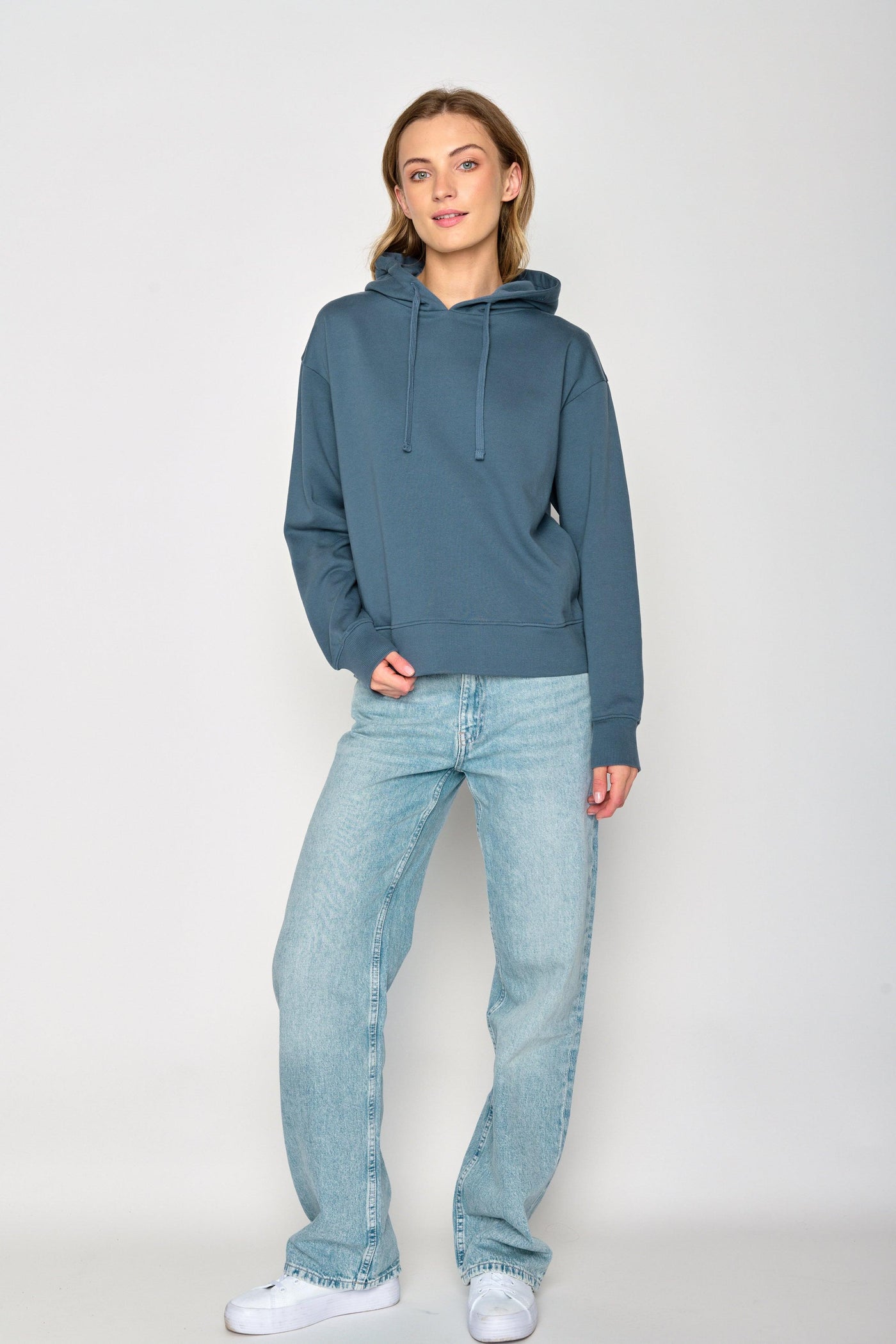 Greenbomb Basic (Flipper/Pullover/GOTS) | Vintage Blue