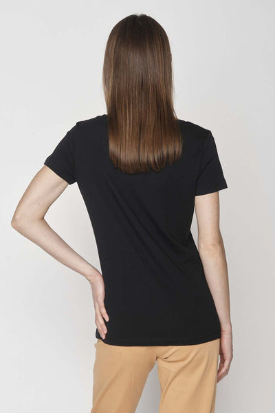 Greenbomb Basic Loves GOTS Tee - Black-Womens-Ohh! By Gum - Shop Sustainable