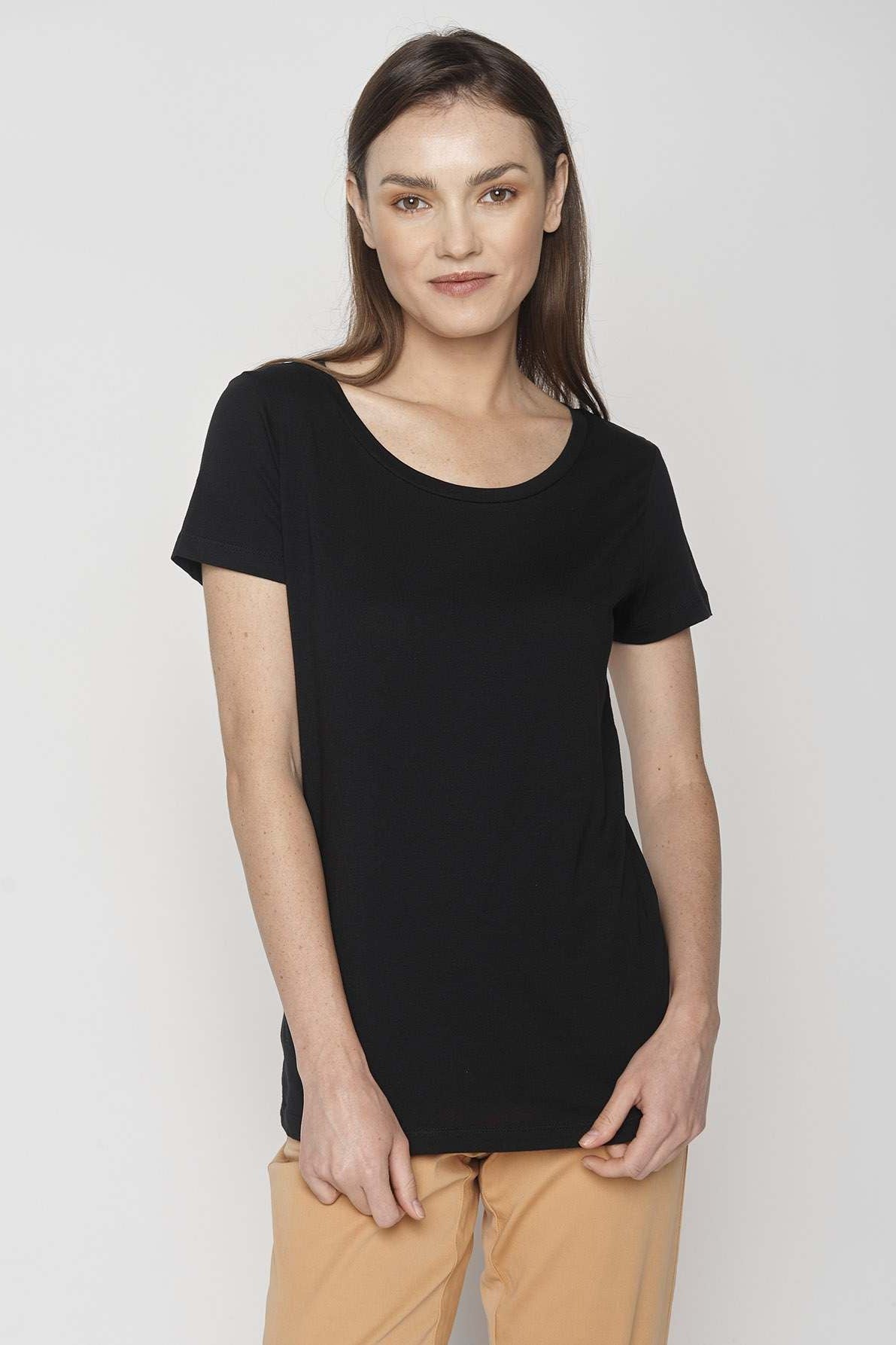 Greenbomb Basic Loves GOTS Tee - Black-Womens-Ohh! By Gum - Shop Sustainable