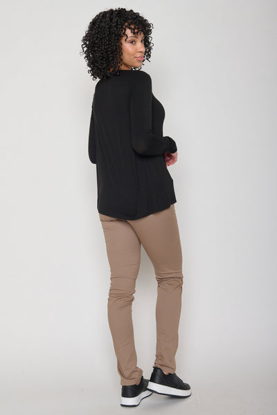 Greenbomb Basic (Mind/Longsleeve) | Black-Womens-Ohh! By Gum - Shop Sustainable