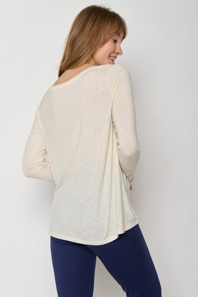 Greenbomb Basic (Mind/Longsleeve) | Creme White-Womens-Ohh! By Gum - Shop Sustainable