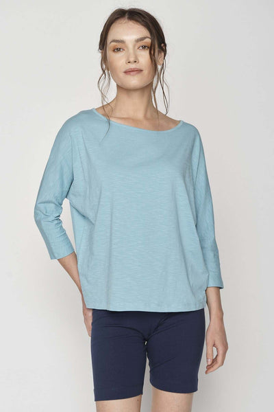 Greenbomb Basic Simper Longsleeve Top - Sea Water-Womens-Ohh! By Gum - Shop Sustainable
