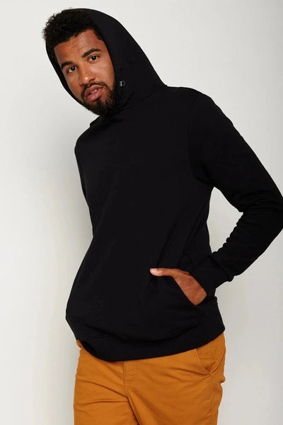 Greenbomb Basic (Star/Hooded Sweater/GOTS) | Black