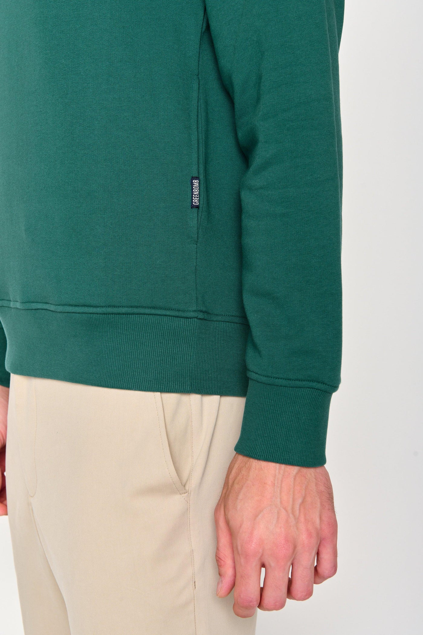 Greenbomb Basic (Star/Hoodie/GOTS) | Jungle Green