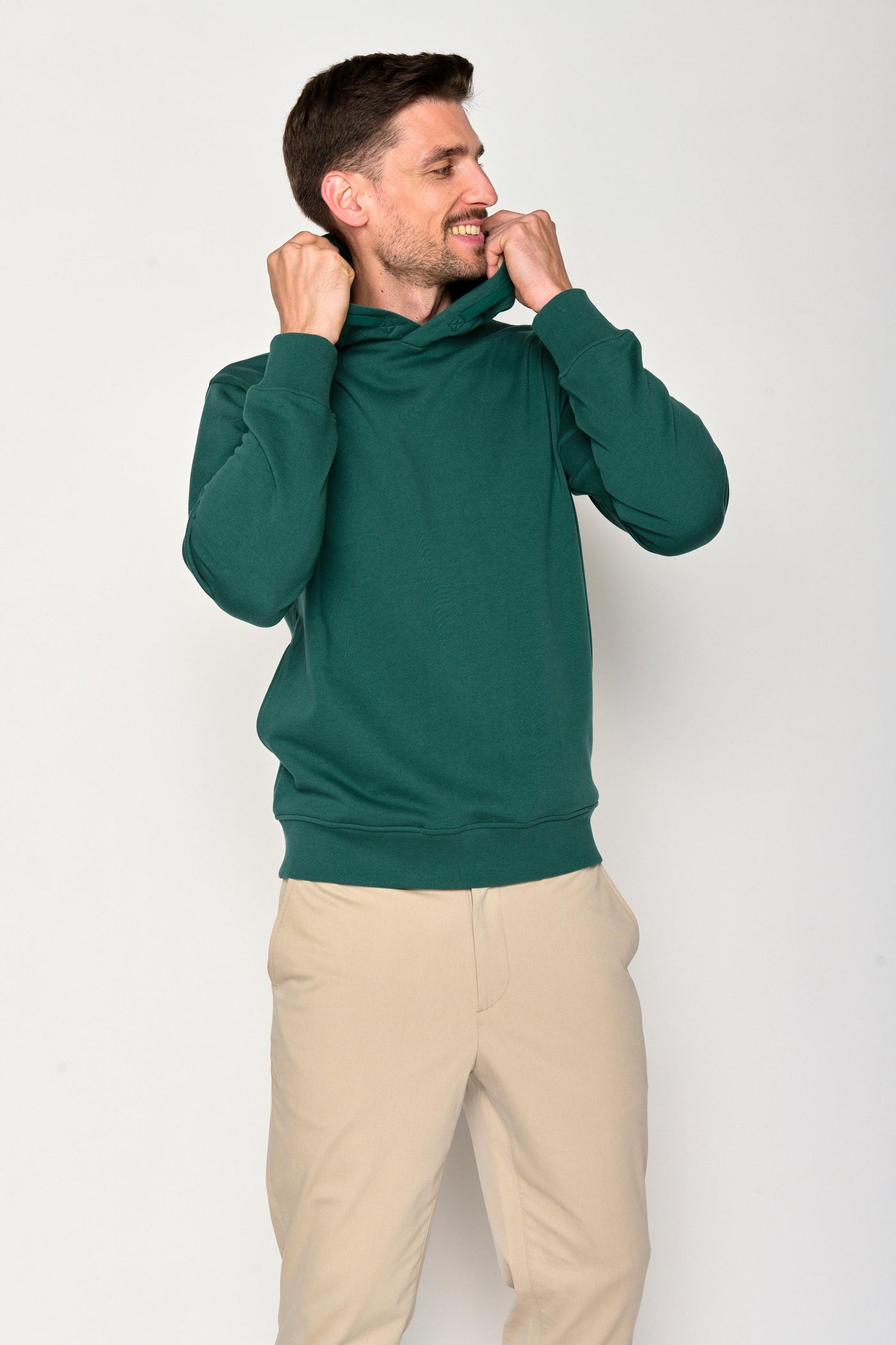 Greenbomb Basic (Star/Hoodie/GOTS) | Jungle Green