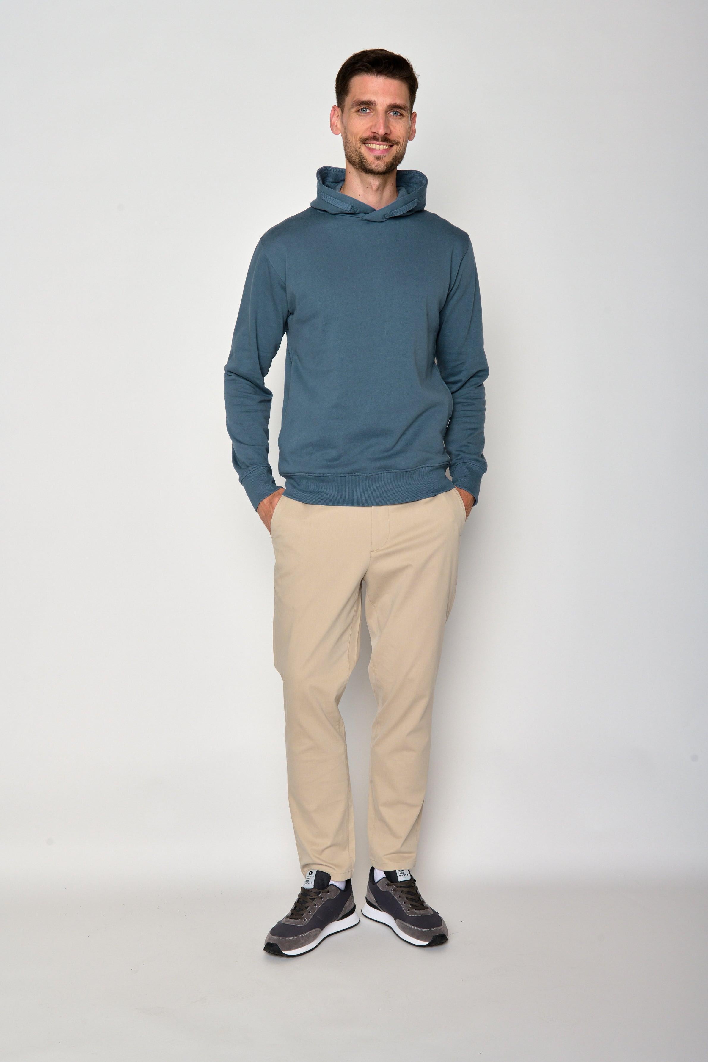 Greenbomb Basic (Star/Hoodie/GOTS) | Vintage Blue