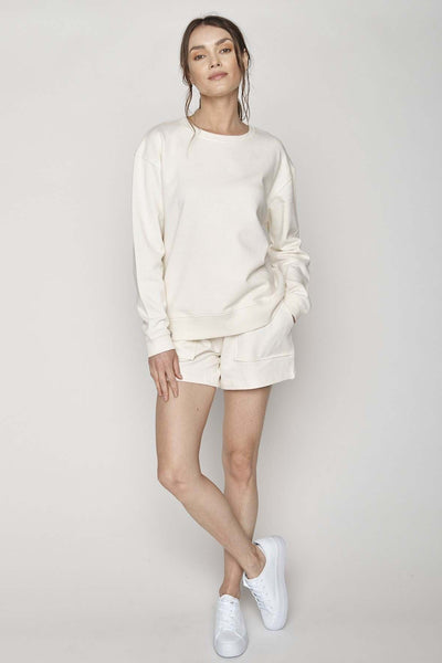Greenbomb Basic Summer Canty GOTS Pullover - Creme White-Womens-Ohh! By Gum - Shop Sustainable