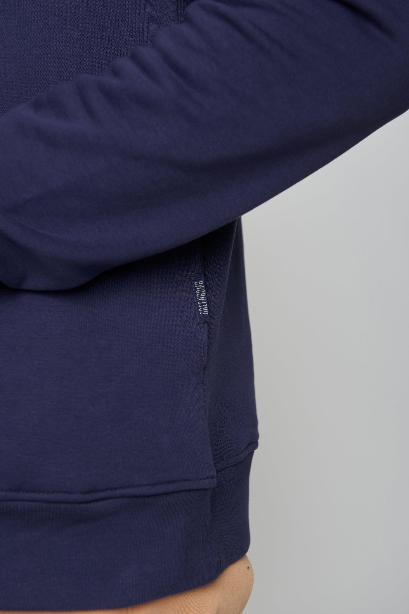 Greenbomb GOTS Organic Basic Star Hoodie in Navy