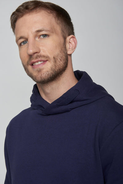 Greenbomb GOTS Organic Basic Star Hoodie in Navy