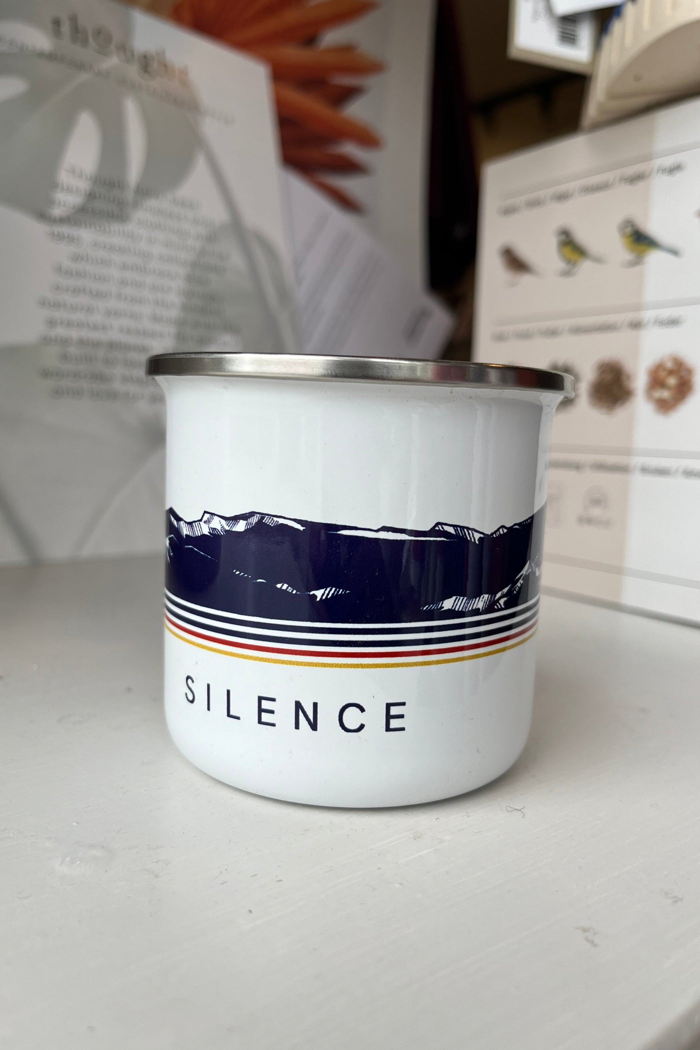 Greenbomb Nature Silence (Enamel Mug/Mug)-Homeware-Ohh! By Gum - Shop Sustainable