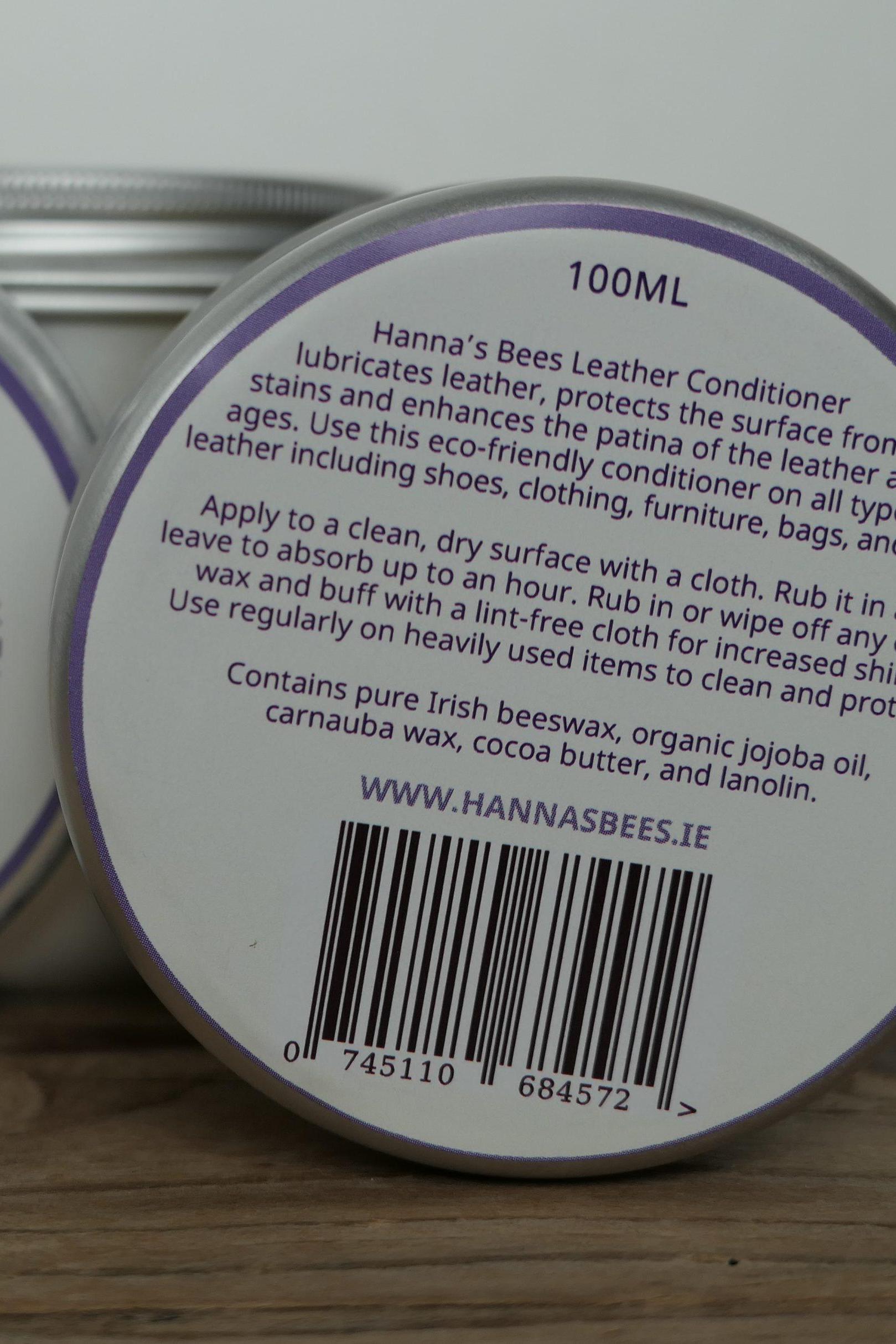 Hanna's Bees Beeswax Leather Conditioner