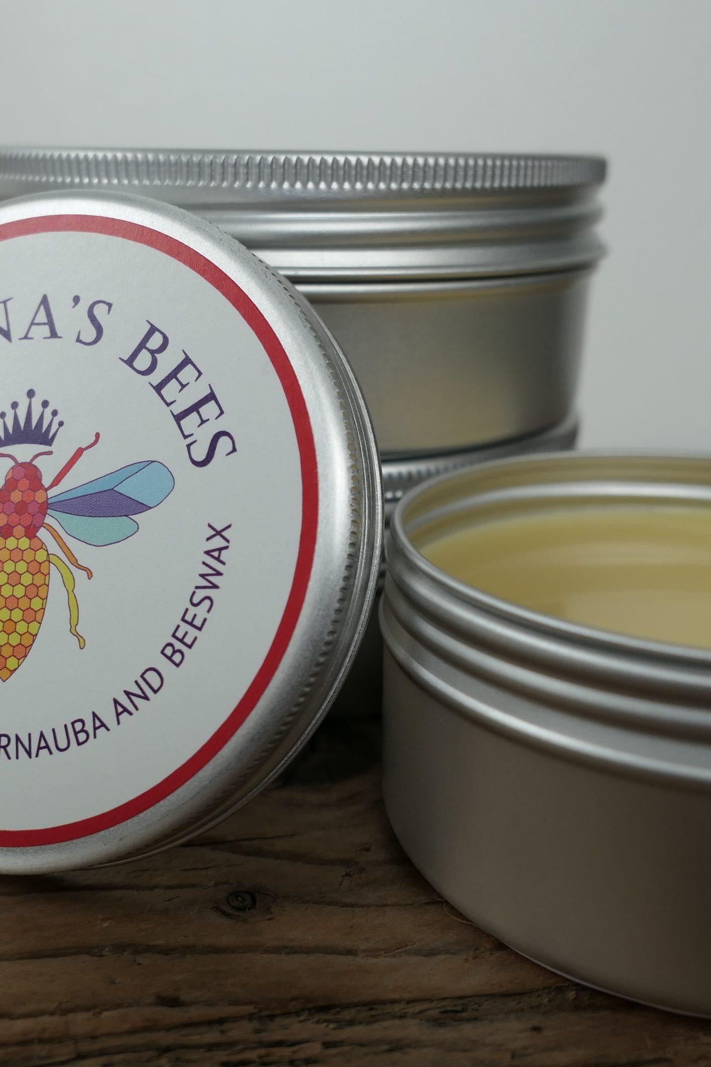Hanna's Bees Wood Polish with Carnauba & Beeswax