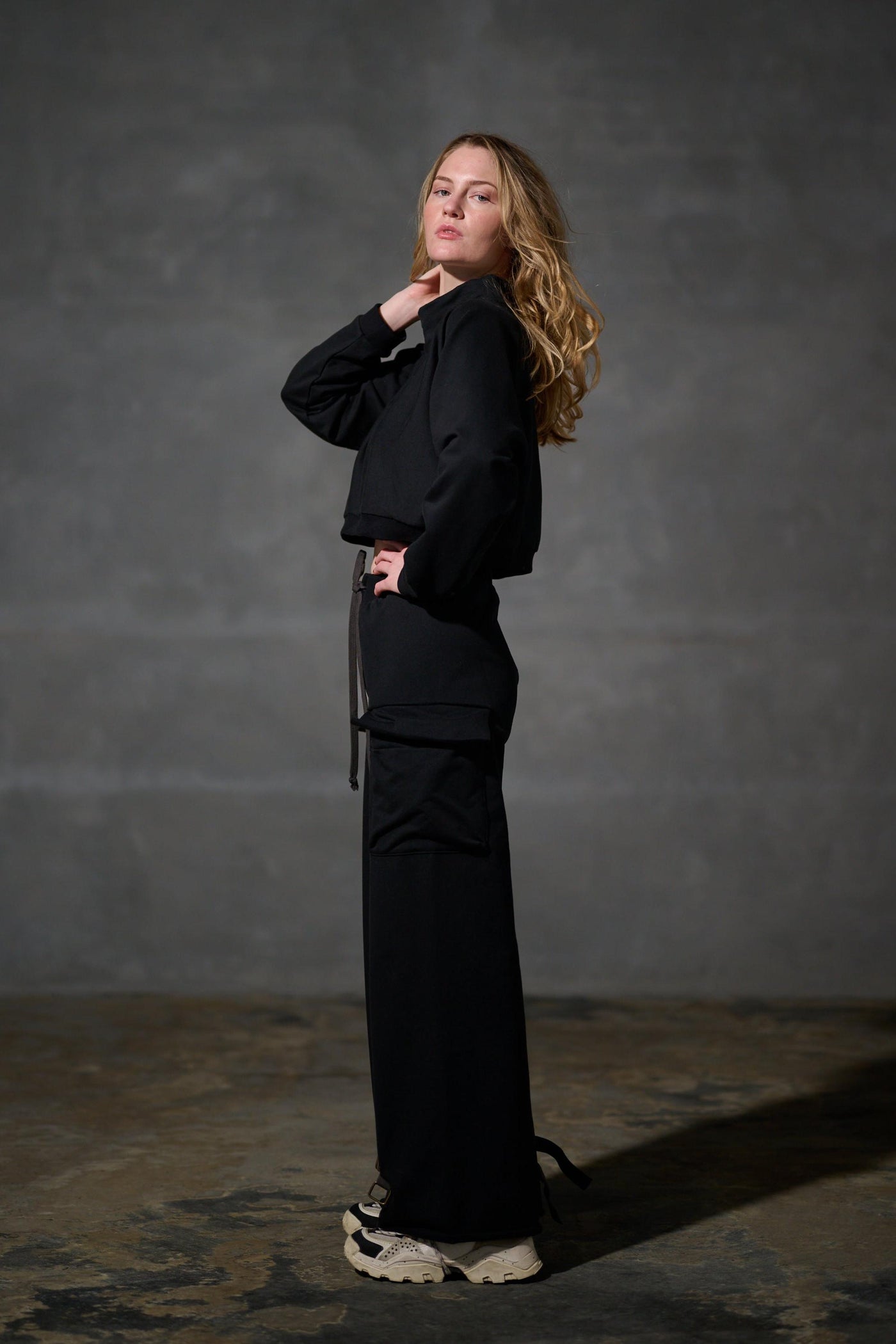 Henriette Steffensen Black Cargo Trousers