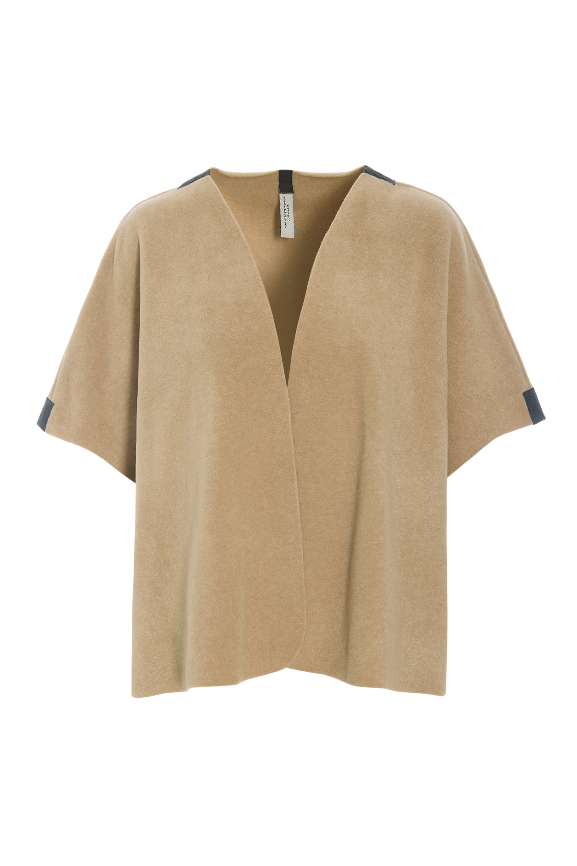 Beige Henriette Steffensen vest on a white background