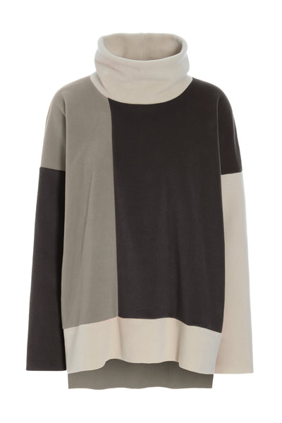 Henriette Steffensen Choc/Elephant/Kit Patch Sweater