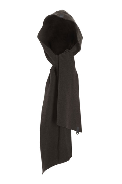 Henriette Steffensen Chocolate Scarf w/ Hood