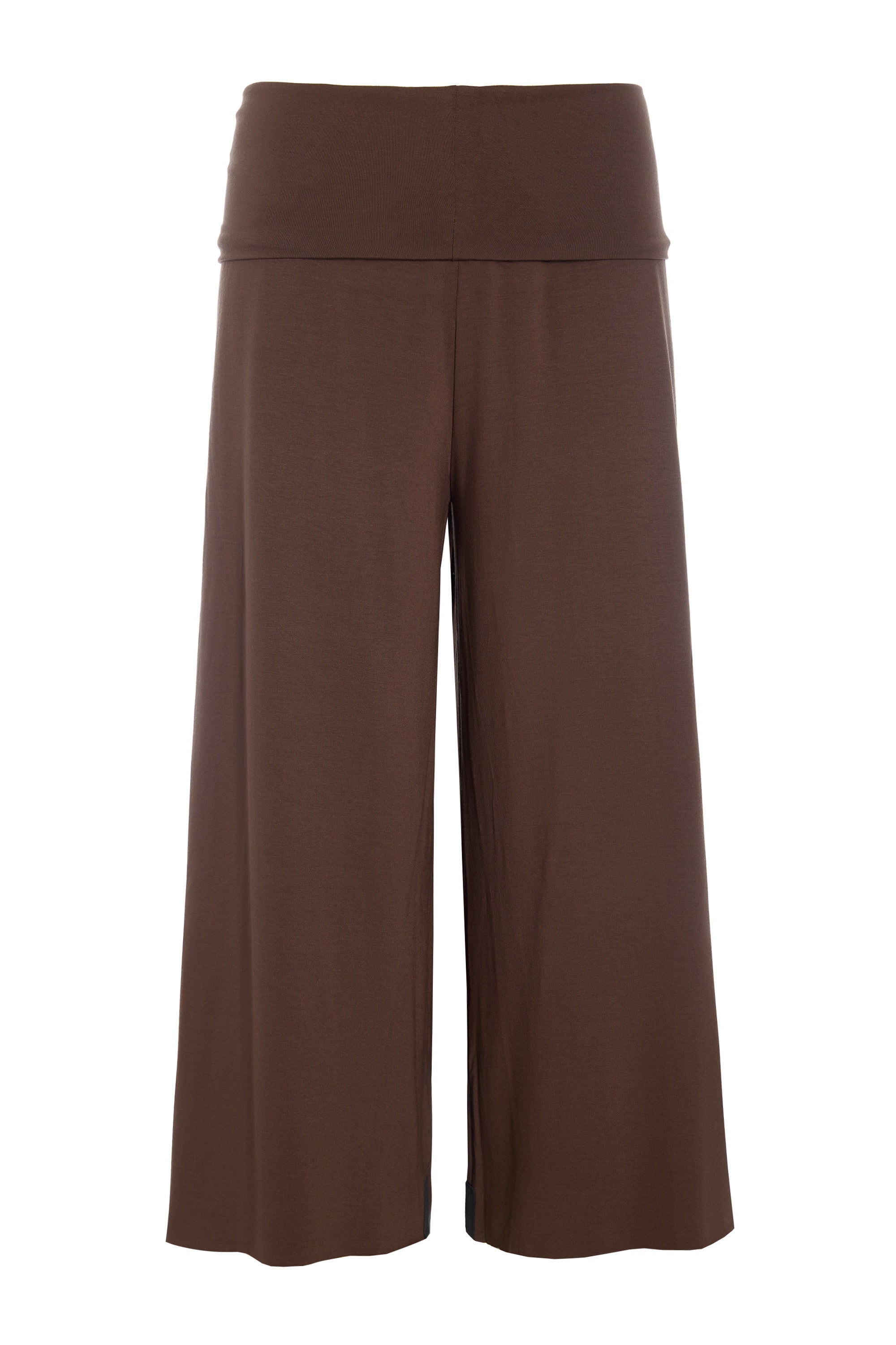 Henriette Steffensen Chokolate Fold Down Waist 3/4 Pants
