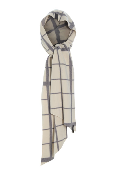 Henriette Steffensen Clan Print Kit Scarf w/ Hood