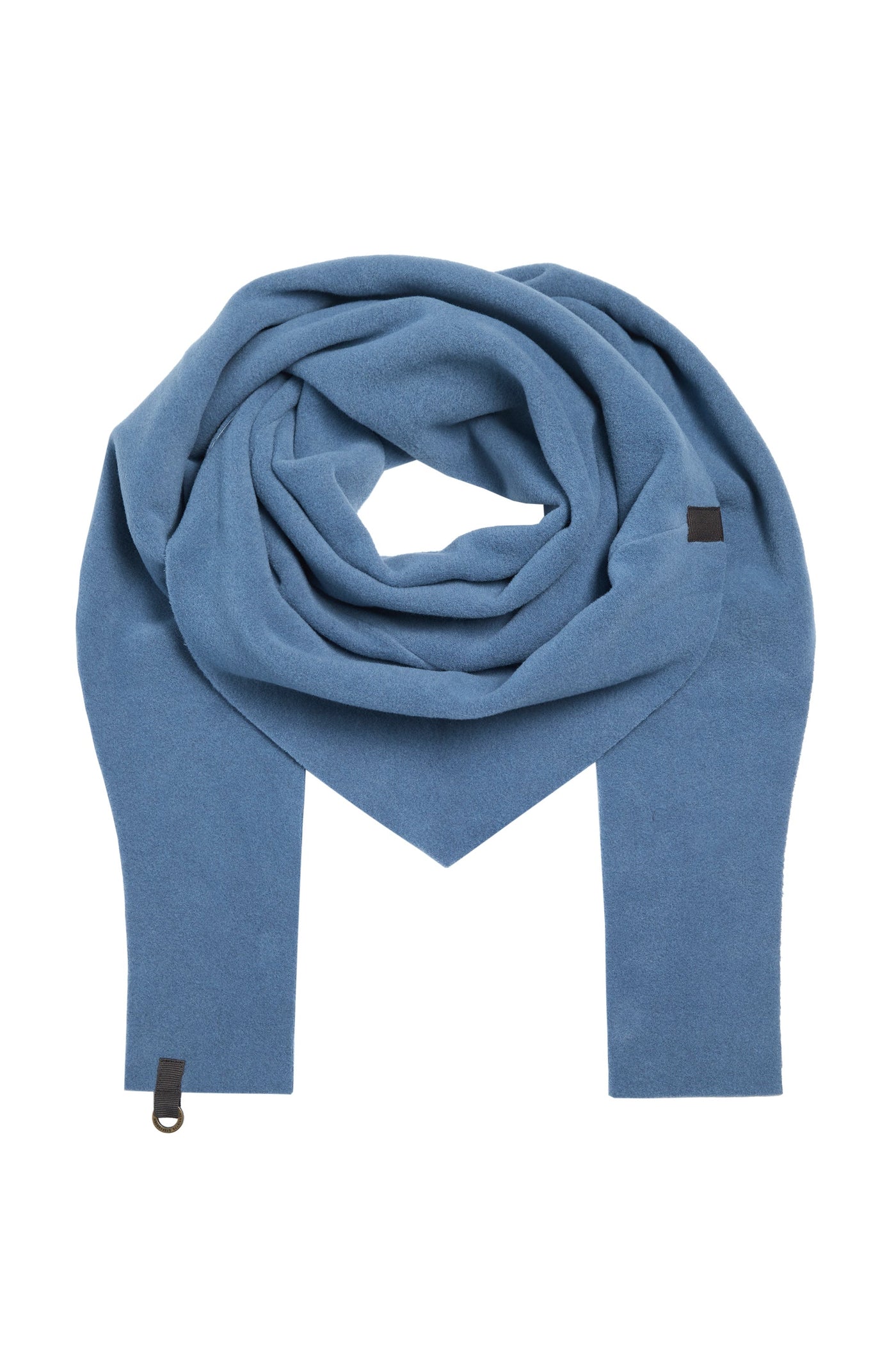 Henriette Steffensen Dusty Blue Triangle Scarf-Womens-Ohh! By Gum - Shop Sustainable