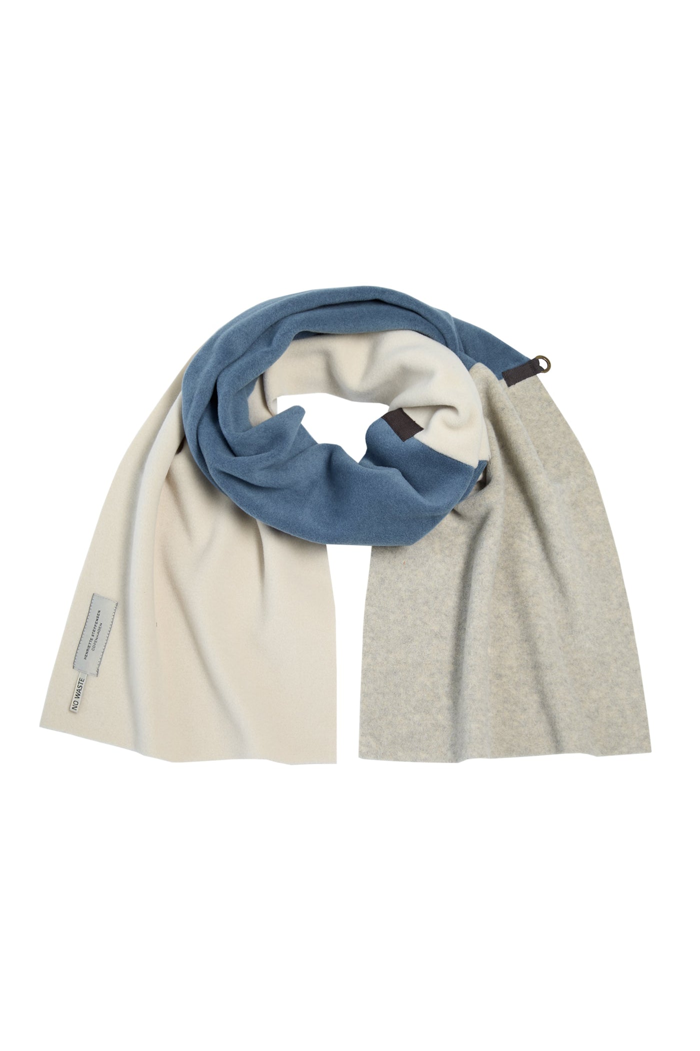 Henriette Steffensen Dusty Blue/Kit/Sand Scarf-Womens-Ohh! By Gum - Shop Sustainable