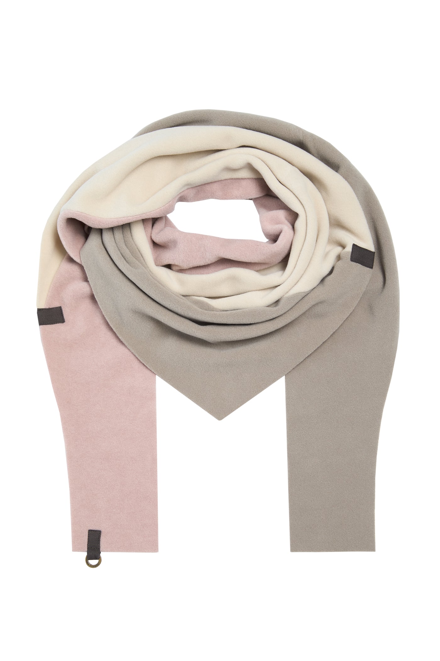 Henriette Steffensen Elephant/Kit/Nude Triangle Scarf-Womens-Ohh! By Gum - Shop Sustainable